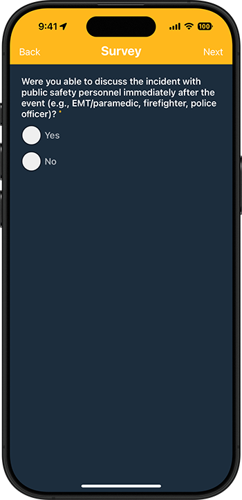 AED Needed Alert Survey (Public safety debrief?)