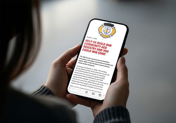 Anchorage FD Press Release on iPhone