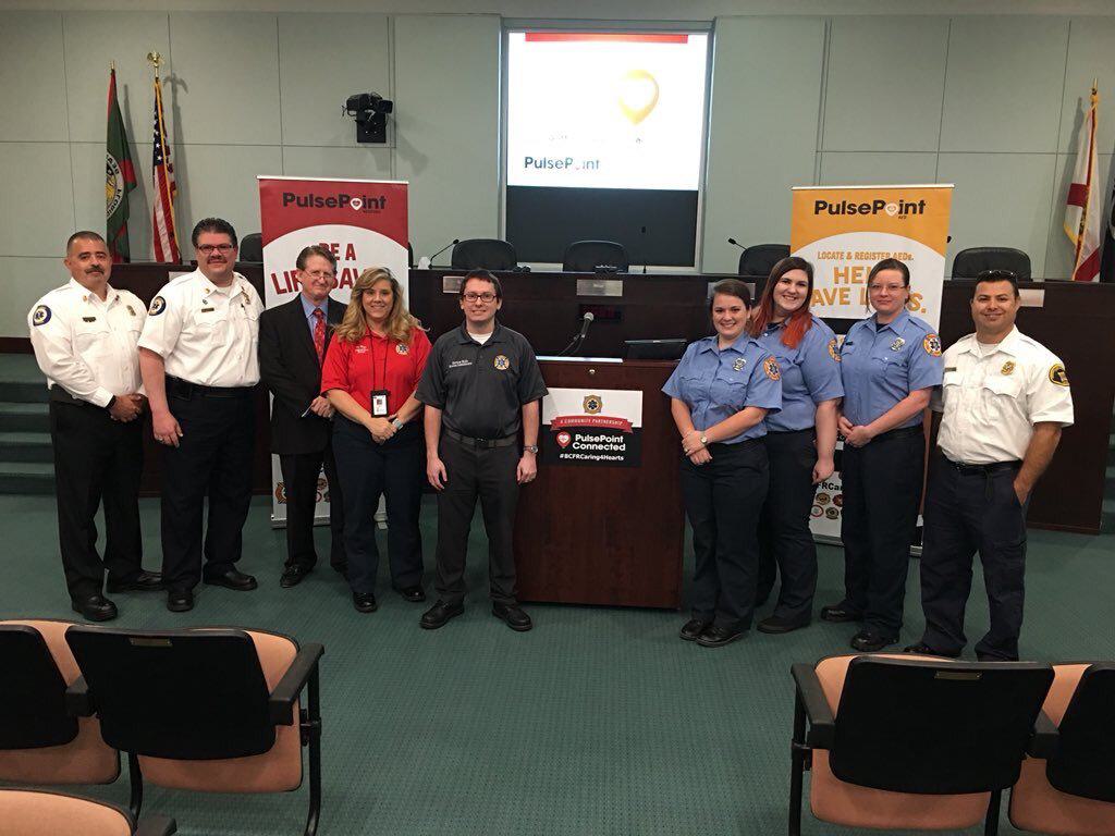 Public PulsePoint launch event in Brevard FL.