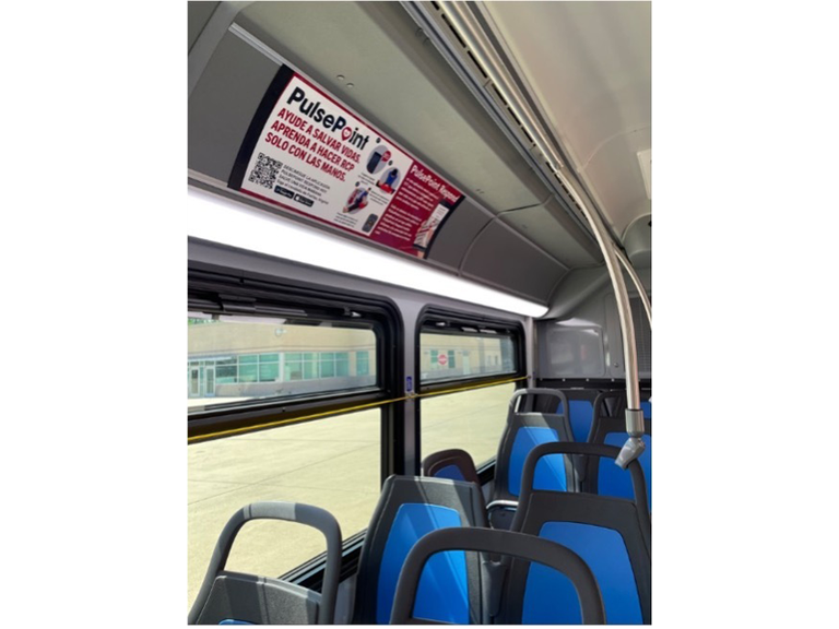 Fairfax VA PulsePoint Transit Signage