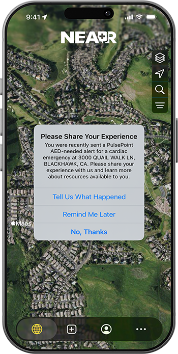 NEAR Registry Post Event Survey Prompt