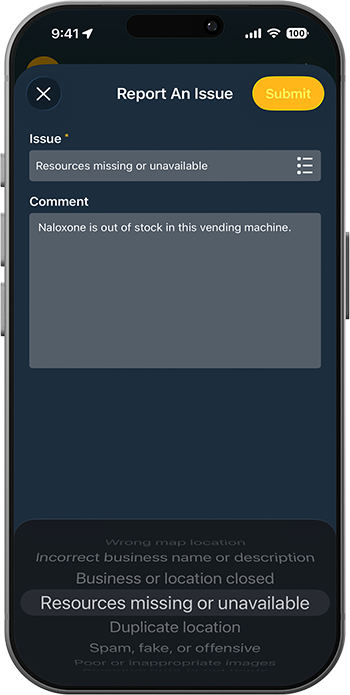 NEAR Registry App Report An Issue