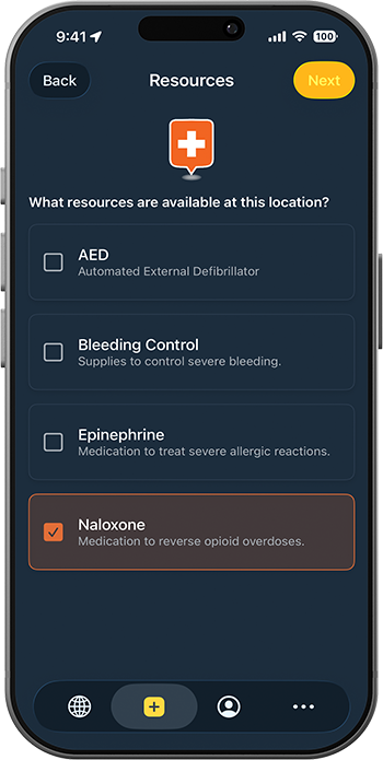 NEAR Registry App Resources Naloxone