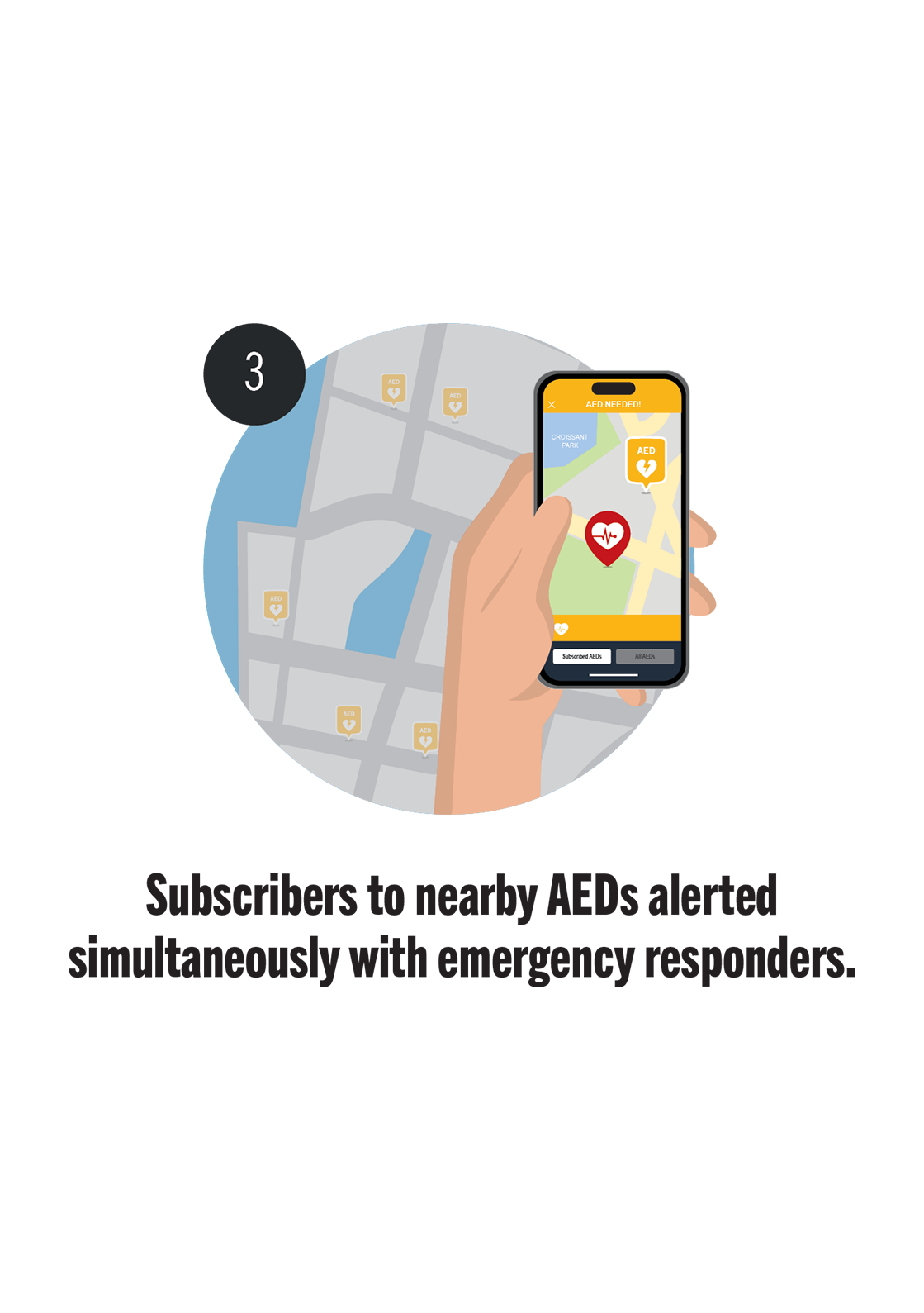 PulsePoint AED-Needed Alert Sequence 3