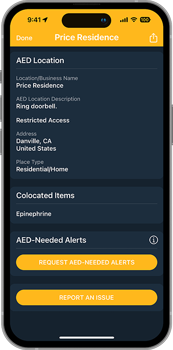 PulsePoint AED Request AED Needed Alerts