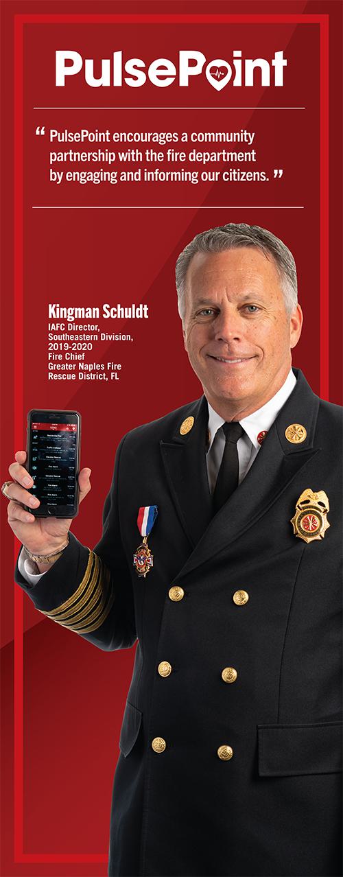 Fire Chief Kingman Schuldt.