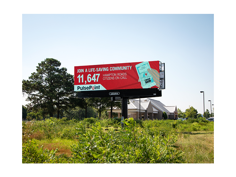 PulsePoint Billboard Respond Hampton Roads.