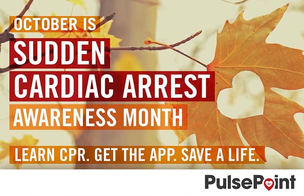 PulsePoint Cardiac Arrest Month Social Media Asset.