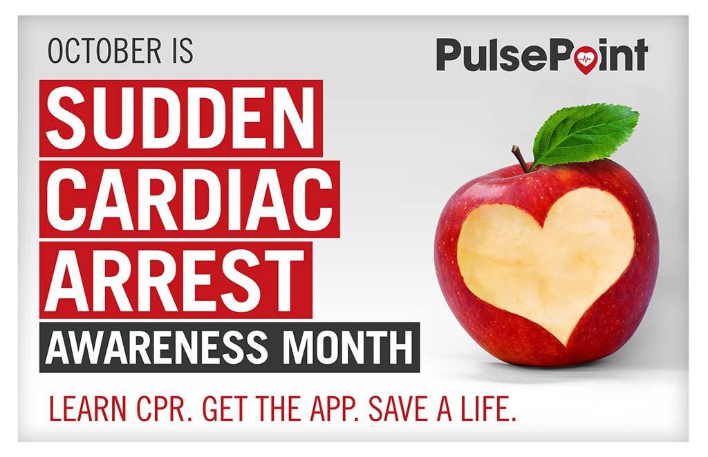 PulsePoint Cardiac Arrest Month Social Media Asset.