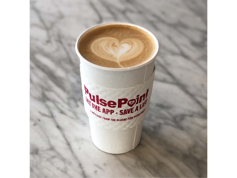 PulsePoint Coffee Sleeve Marketing.