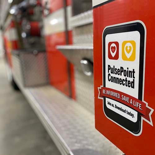 PulsePoint Connected Apparatus Decal
