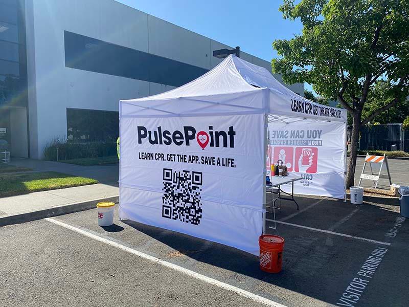 PulsePoint Event Tent Marketing Napa