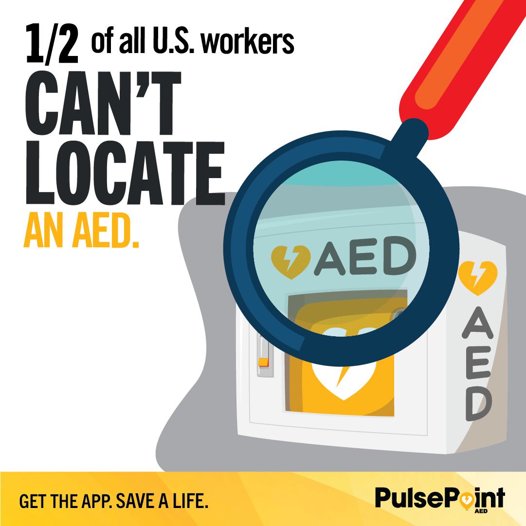 PulsePoint Heart Month Toolkit Instagram Locate AED