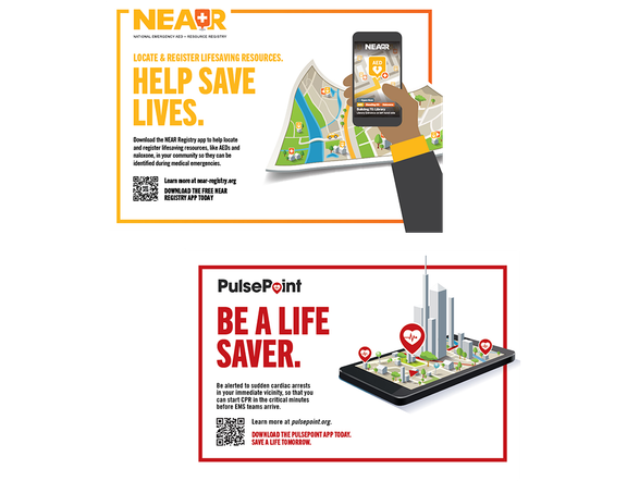 PulsePoint NEAR Registry and Respond Postcards