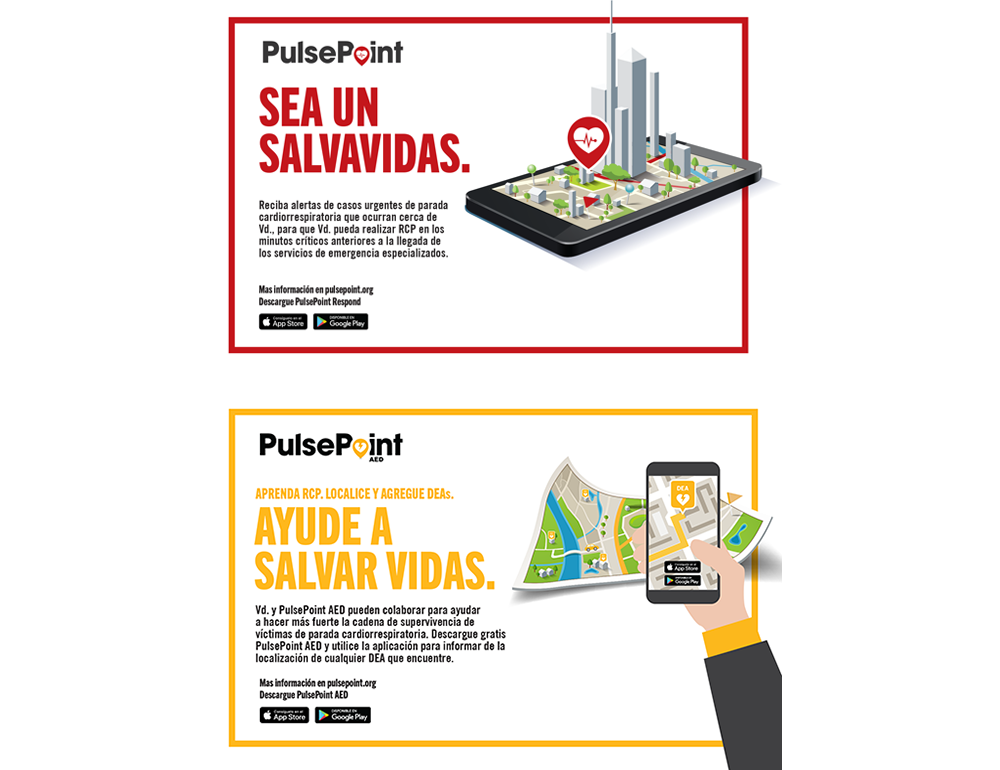 PulsePoint Outreach Postcard (Spanish language)