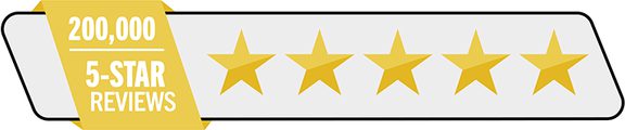 PulsePoint Respond 200,000 5-Star App Store Reviews Badge