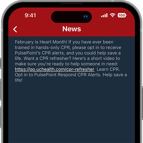 PulsePoint Respond Heart Month Agency Message