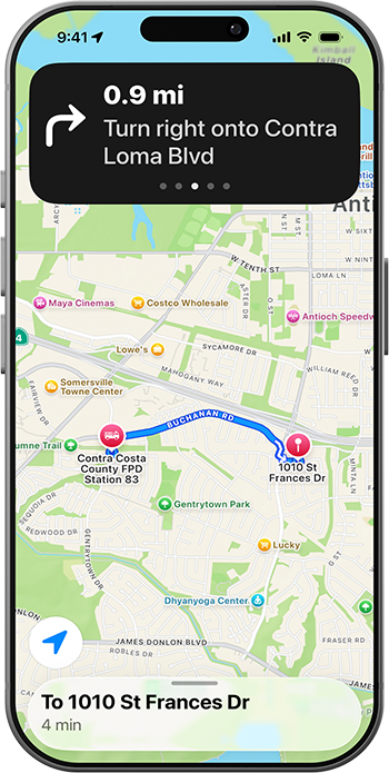 PulsePoint Respond Apple Maps Navigation