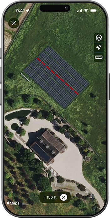 PulsePoint Respond Distance Measuring (Solar Panels)