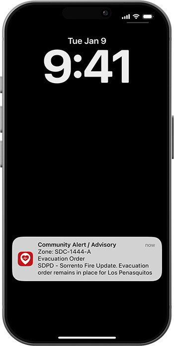 PulsePoint Respond Lockscreen Notification Genasys