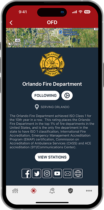 PulsePoint Respond Orlando FD Profile Page