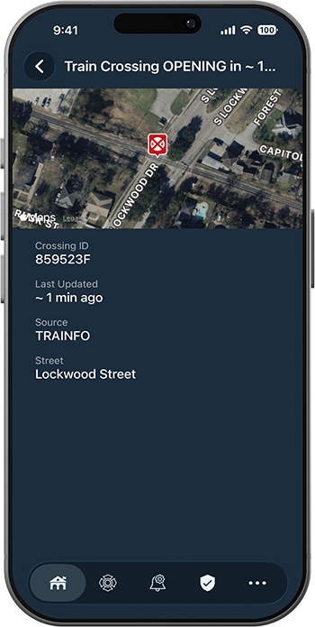 PulsePoint Respond Railroad Crossing TRAINFO
