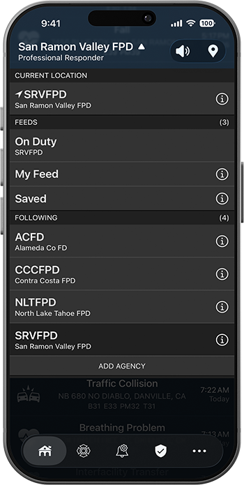 PulsePoint Respond Feed List (Saved)