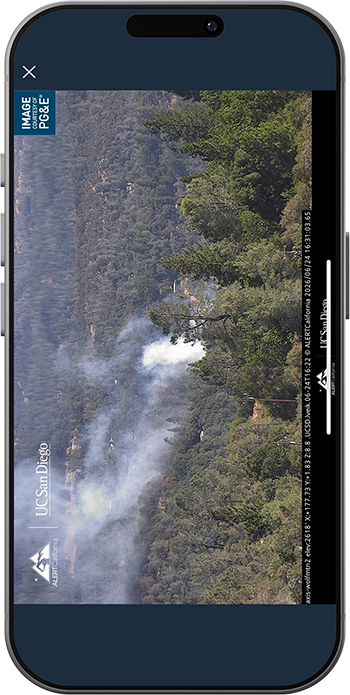PulsePoint Respond Wildfire Camera Image (Landscape)