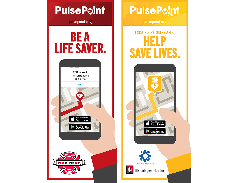 PulsePoint Outreach Retractable Banner.