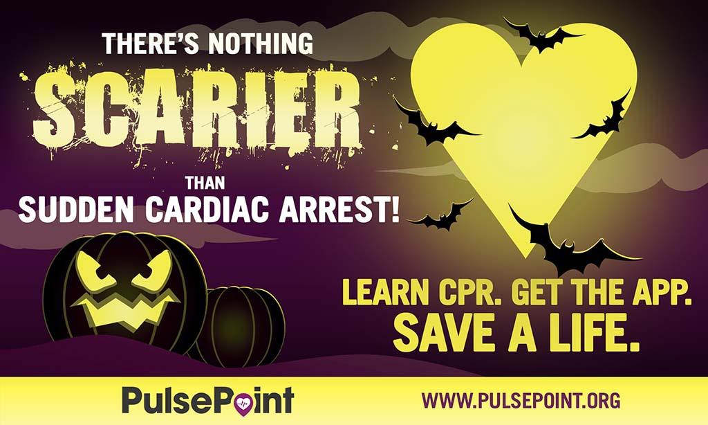 PulsePoint SCAA Month Halloween Social Media Asset.