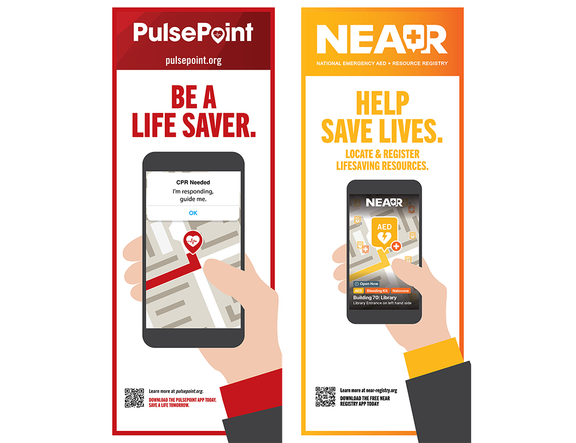 Respond and NEAR Retractable Banners