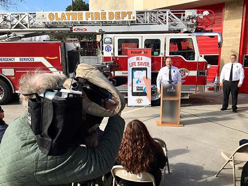 Public launch of PulsePoint in Olathe KS.