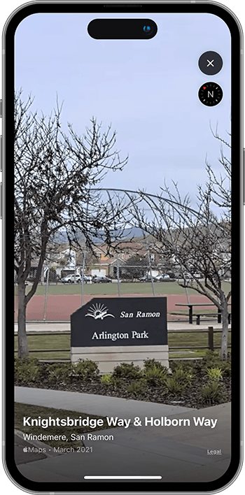 PulsePoint AED-needed alert destination view screen