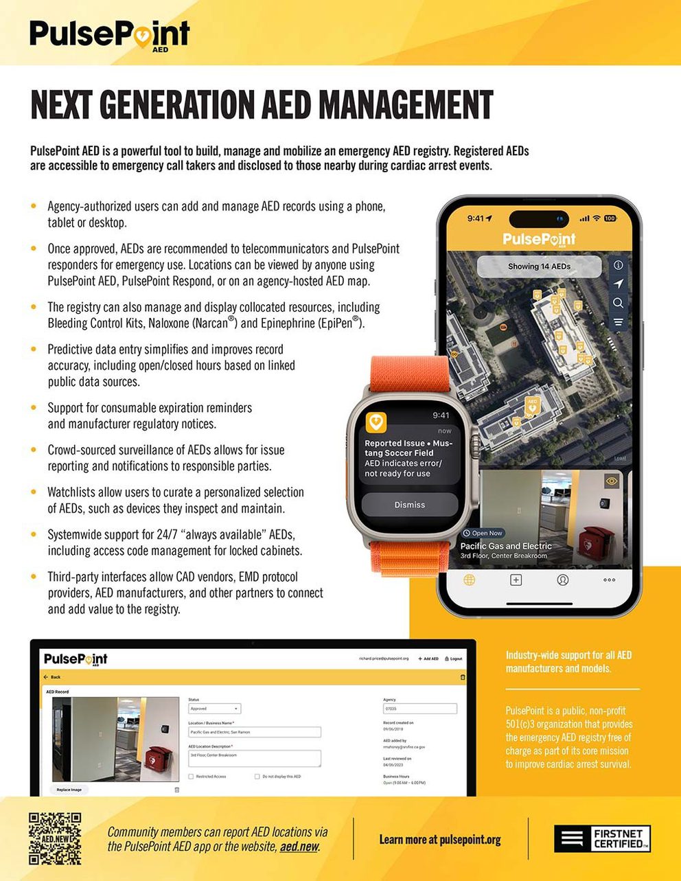 PulsePoint AED Registry Factsheet Image