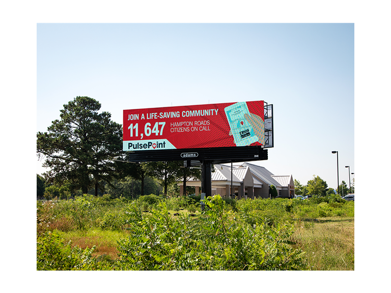 PulsePoint Billboard Respond Hampton Roads.