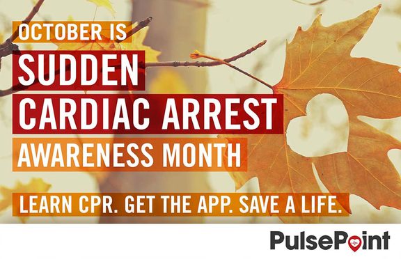PulsePoint Cardiac Arrest Month Social Media Asset.