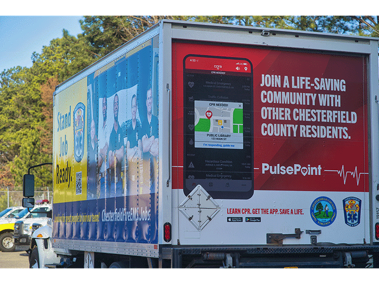 PulsePoint Chesterfield Vehicle Wrap