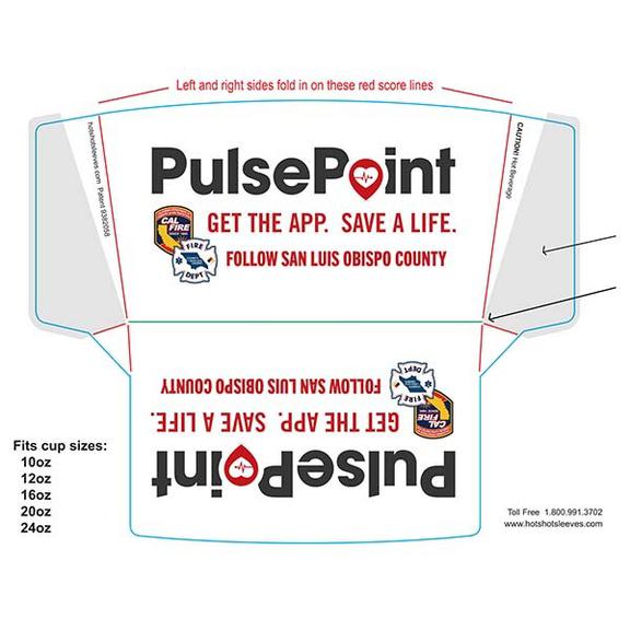 PulsePoint Coffee Sleeve.