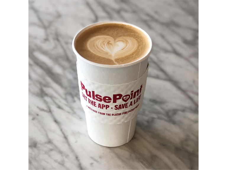 PulsePoint Coffee Sleeve Marketing.