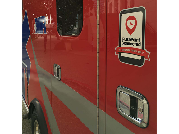 PulsePoint Connected Apparatus Decal.