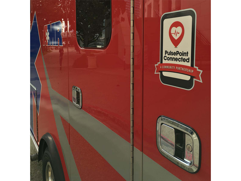 PulsePoint Connected Apparatus Decal.