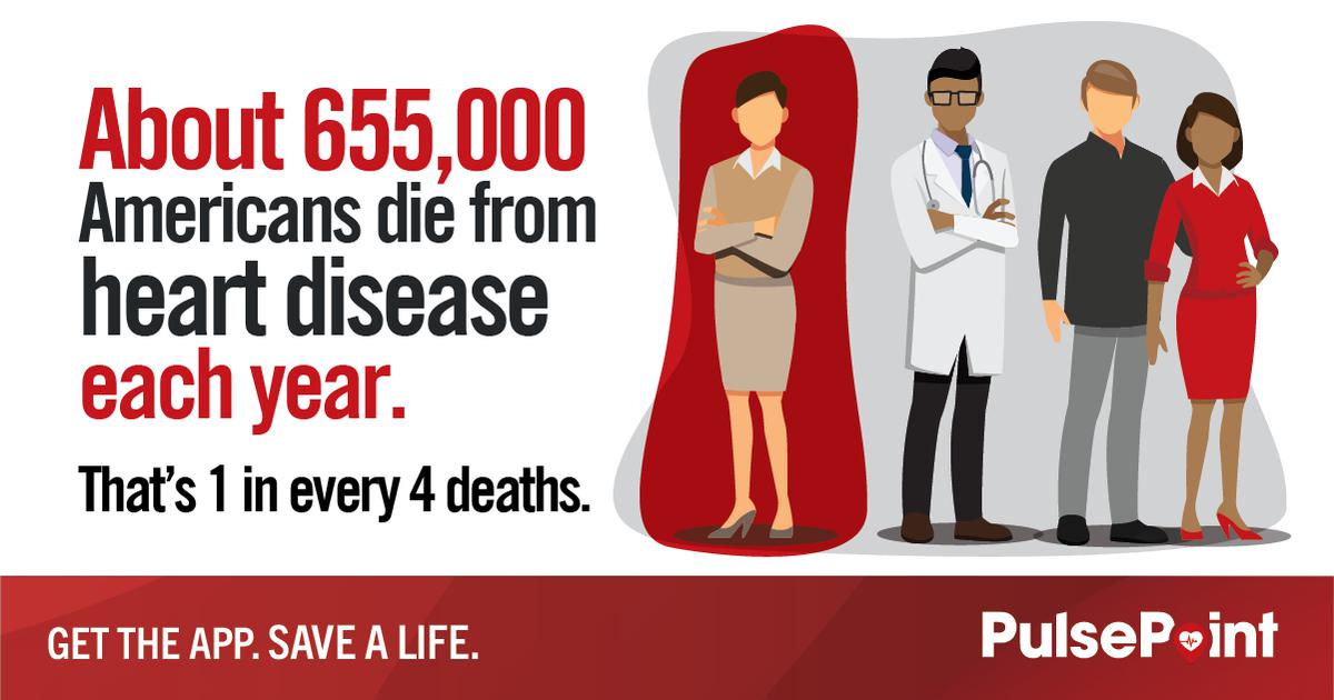 PulsePoint Heart Month Toolkit FTL 655,000 Heart Disease Annual Deaths