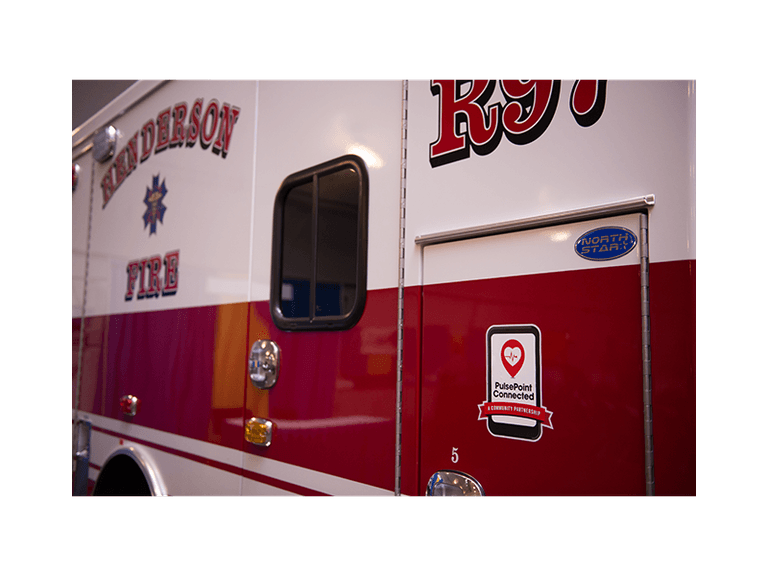 PulsePoint Henderson Apparatus Decal.