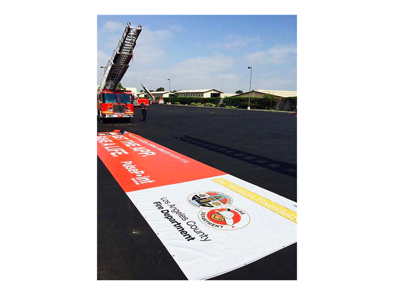 PulsePoint LACoFD Aerial Ladder Banner.