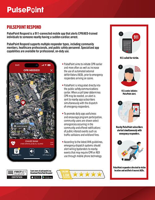 Image of PulsePoint Respond AED Factsheet