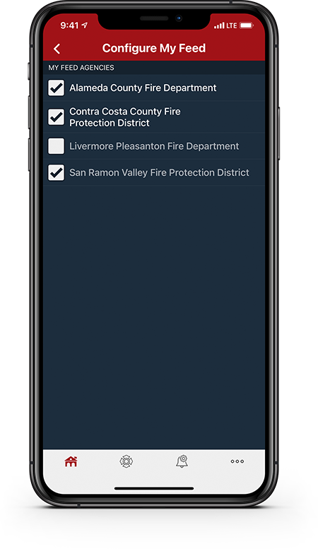 PulsePoint Respond Configure My Feed