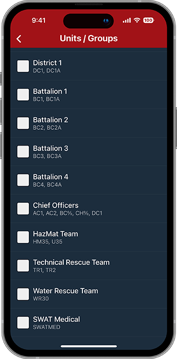 PulsePoint Respond Group Unit Special Teams