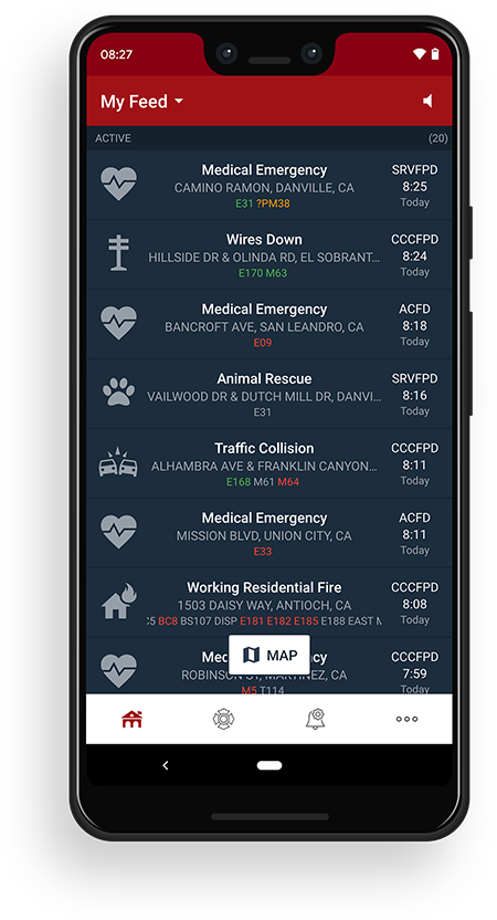 PulsePoint Respond Merged Feed