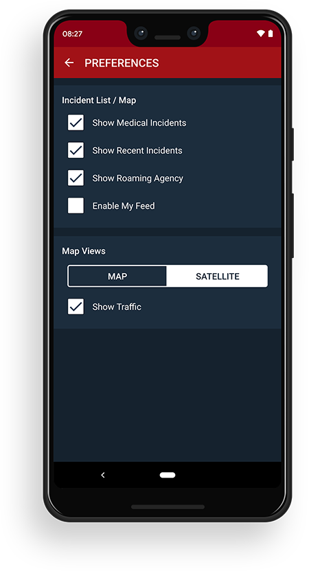 PulsePoint Respond Preferences