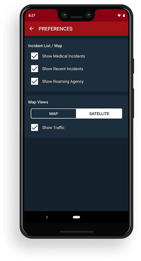PulsePoint Respond Preferences (Android)